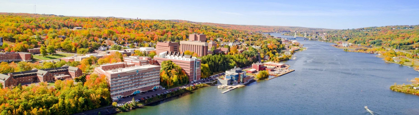 Michigan Tech drone image