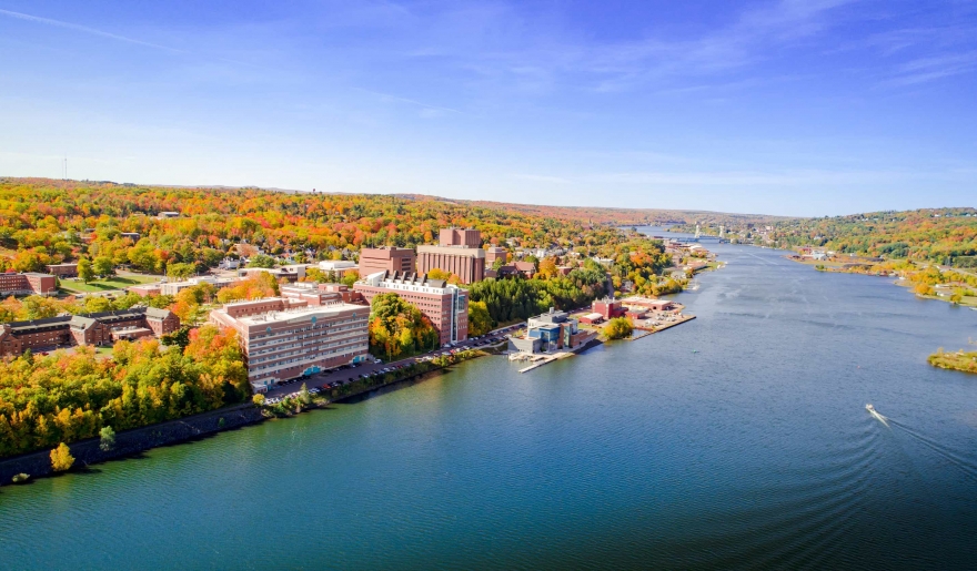 Michigan Tech drone image