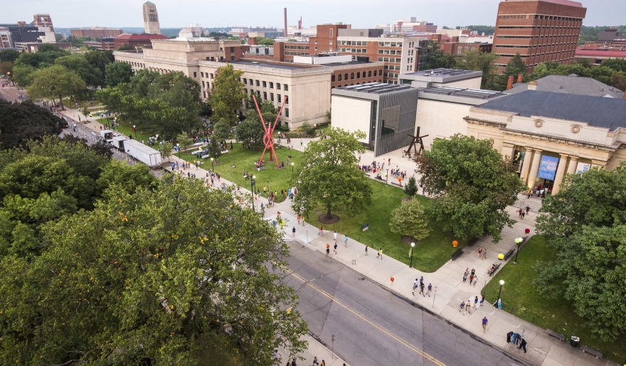 UofM Ann Arbor campus block party