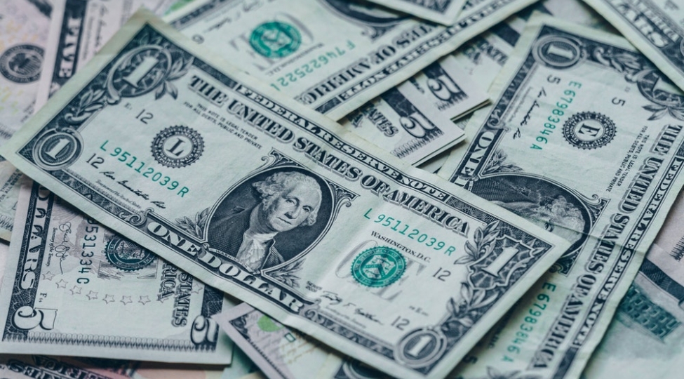 A modest pile of dollars