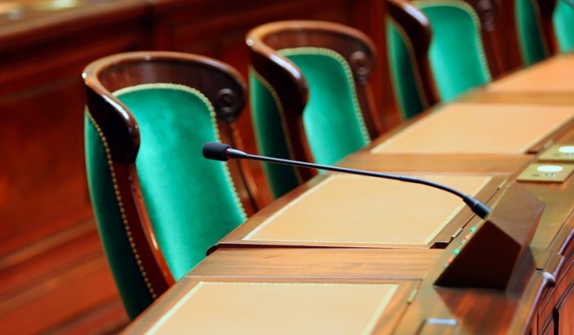 view of chairs at panel