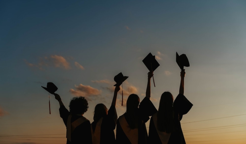 Students graduating