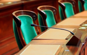 view of chairs at panel 