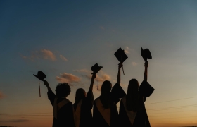 Students graduating